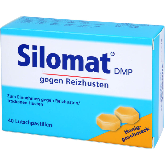 Silomat DMP gegen Reizhusten Lutschpastillen Honiggeschmack, 40 pcs. Pastilles