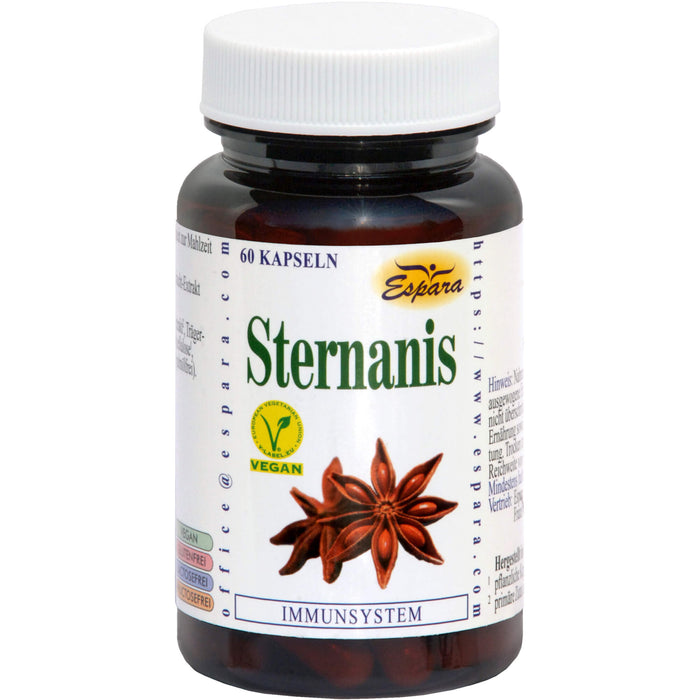 Espara Sternanis Kapseln für das Immunsystem, 60 pcs. Capsules