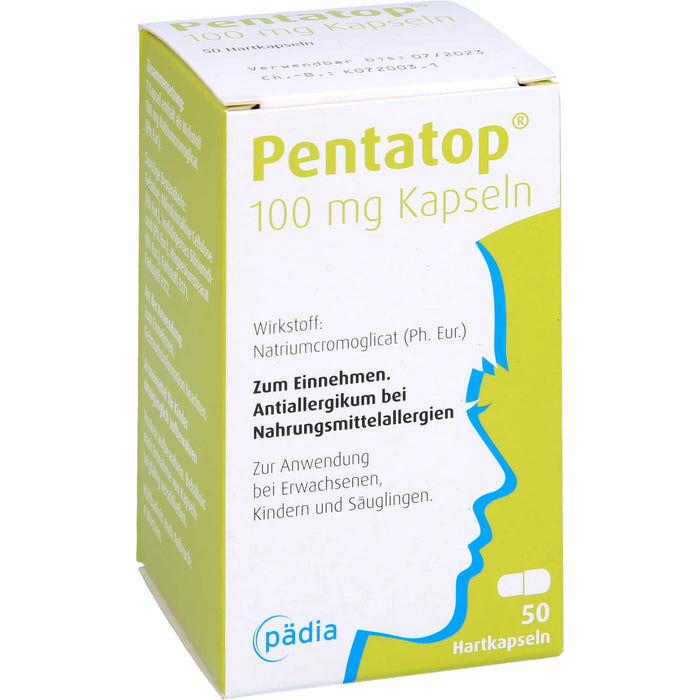 Pentatop 100 mg Kapseln bei Nahrungsmittelallergien, 50 pc Capsules