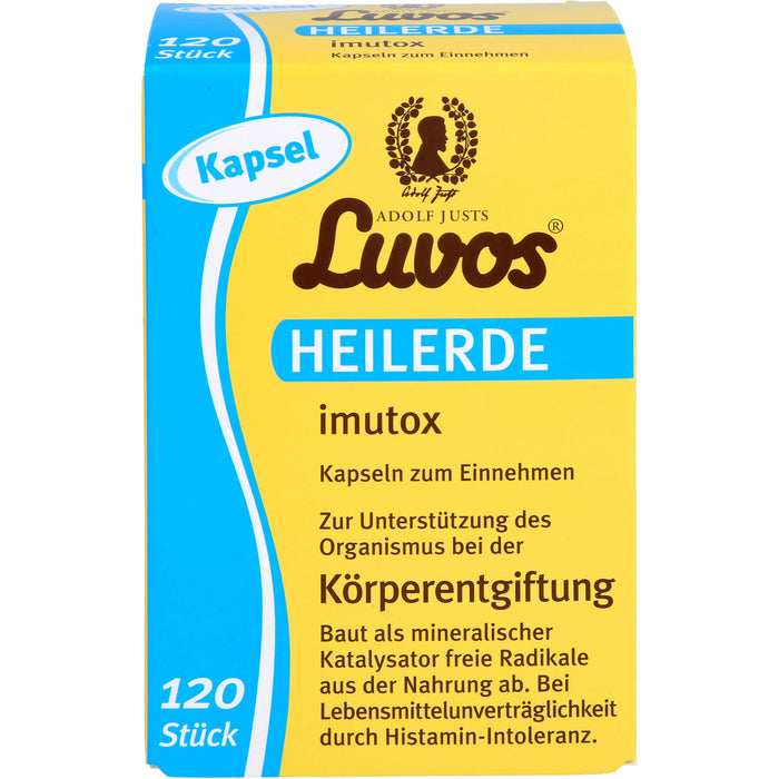 Luvos Heilerde imutox Kapseln Körperentgiftung, 120 pcs. Capsules