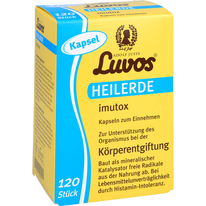 Luvos Heilerde imutox Kapseln Körperentgiftung, 120 pc Capsules