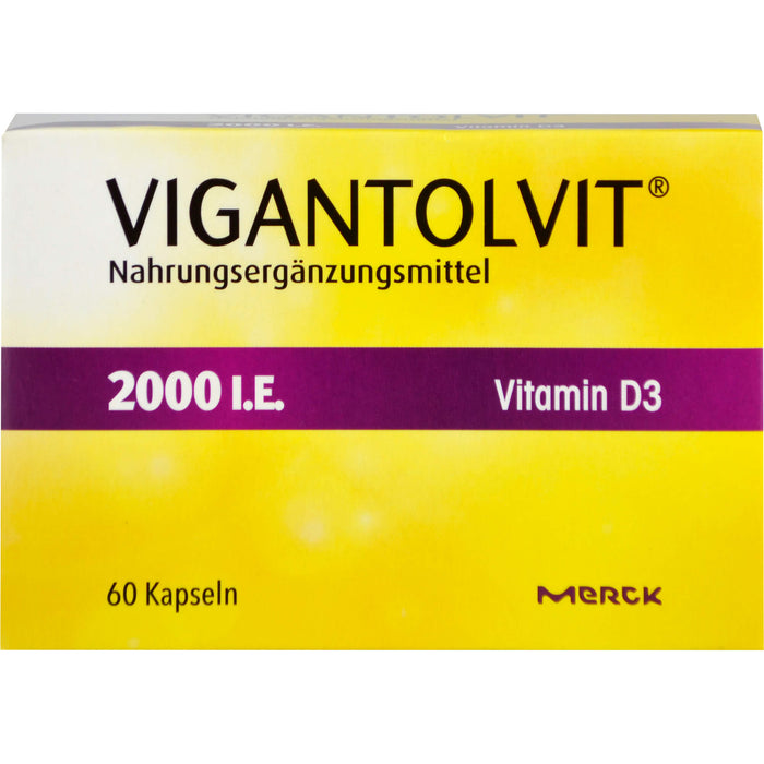 VIGANTOLVIT Vitamin D3 2000 I.E. Kapseln, 60 pc Capsules