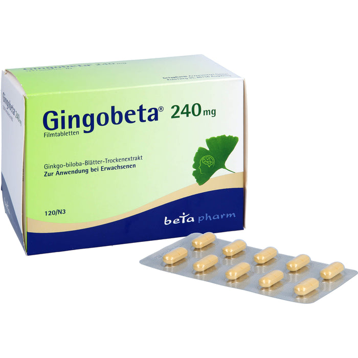 Gingobeta 240 mg Filmtabletten, 120 St FTA