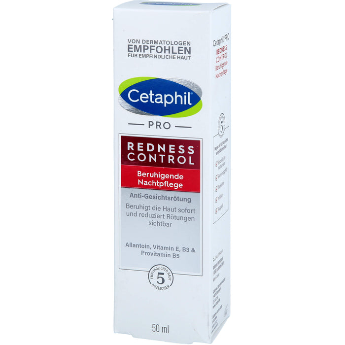 Cetaphil Pro RednessControl beruhigende Nachtpflege, 50 ml Cream