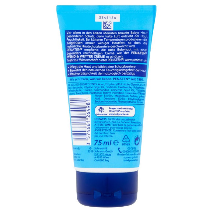 Penaten Kleine Helfer Wind & Wetter Creme, 75 ml CRE