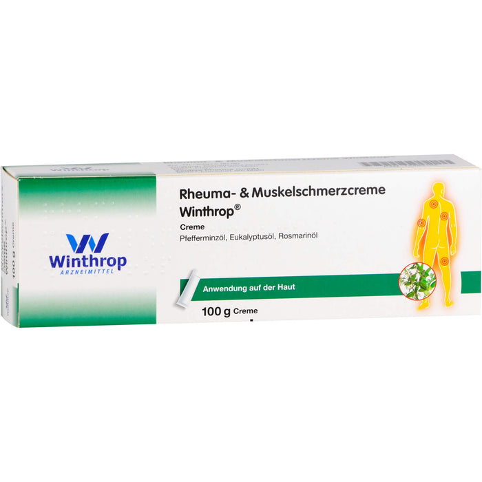 ZENTIVA Rheuma- & Muskelschmerzcreme Winthrop, 100 g Cream