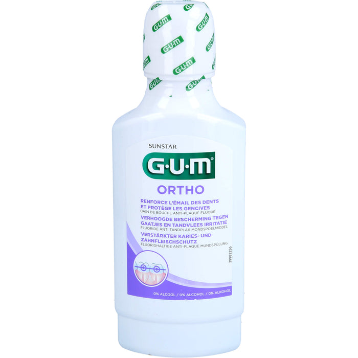 GUM Ortho Mundspülung, 300 ml Lösung