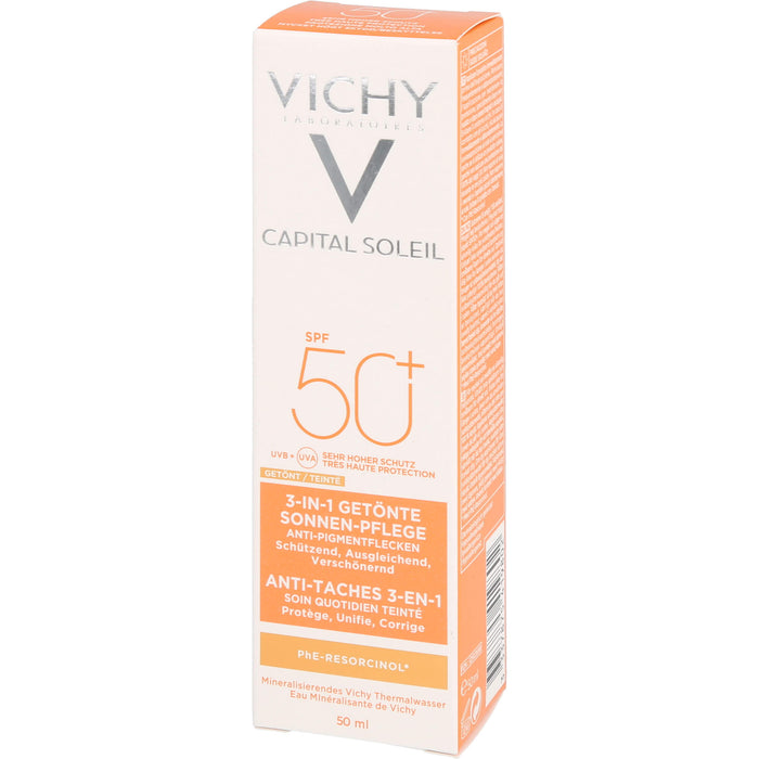 VICHY Capital Soleil 3-in-1 getönte Sonnenpflege LSF 50+, 50 ml Cream