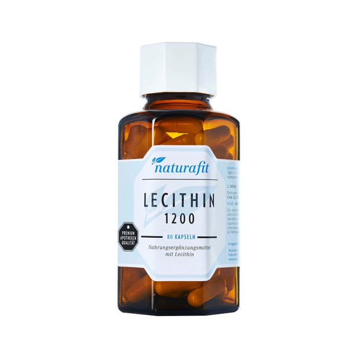 naturafit Lecithin 1200 Kapseln, 80 pcs. Capsules