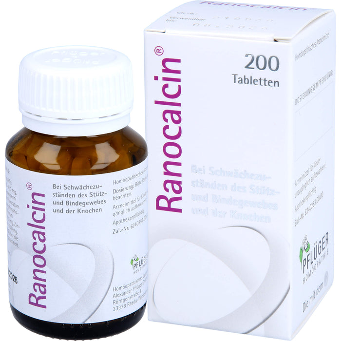 Ranocalcin Tabletten bei Schwächezuständen des Stütz- und Bindegewebes, 200 pcs. Tablets