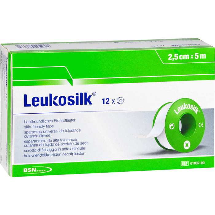 LEUKOSILK 2,5 cmx5 m, 12 St PFL