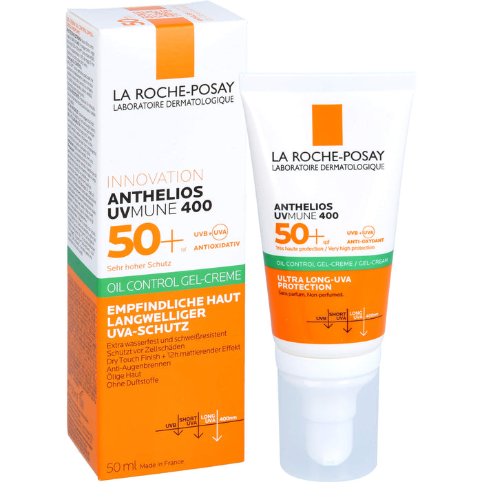 LA ROCHE-POSAY Anthelios XL LSF 50+ mattierende Gel-Creme, 50 ml Crème