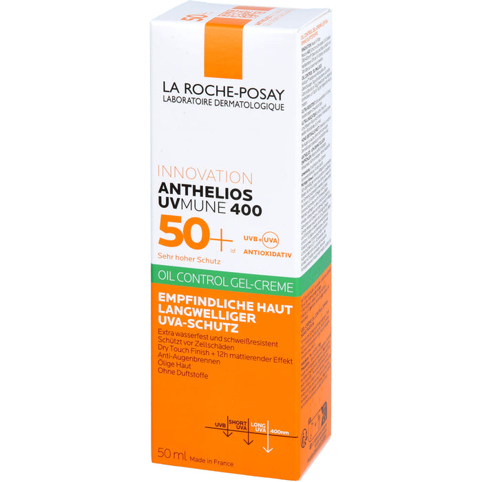 LA ROCHE-POSAY Anthelios XL LSF 50+ mattierende Gel-Creme, 50 ml Crème