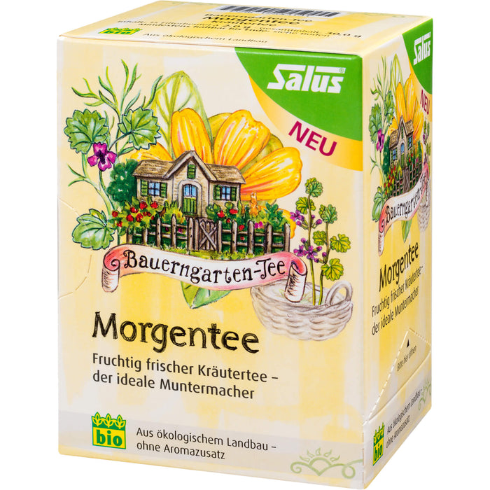 Bauerngarten-Tee Morgentee Kräutertee Salus, 15 St FBE