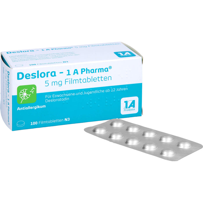 Deslora - 1 A Pharma 5 mg Filmtabletten, 100 pcs. Tablets