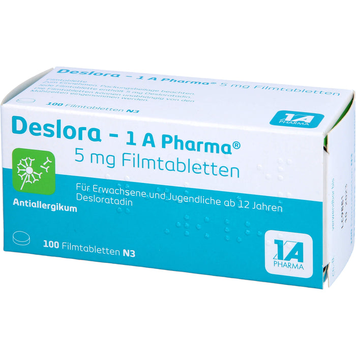 Deslora - 1 A Pharma 5 mg Filmtabletten, 100 pc Tablettes