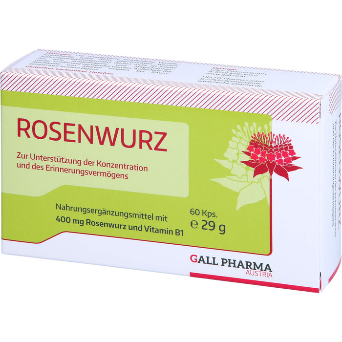 GALL PHARMA Rosenwurz 400 mg GPH Kapseln, 60 pcs. Capsules