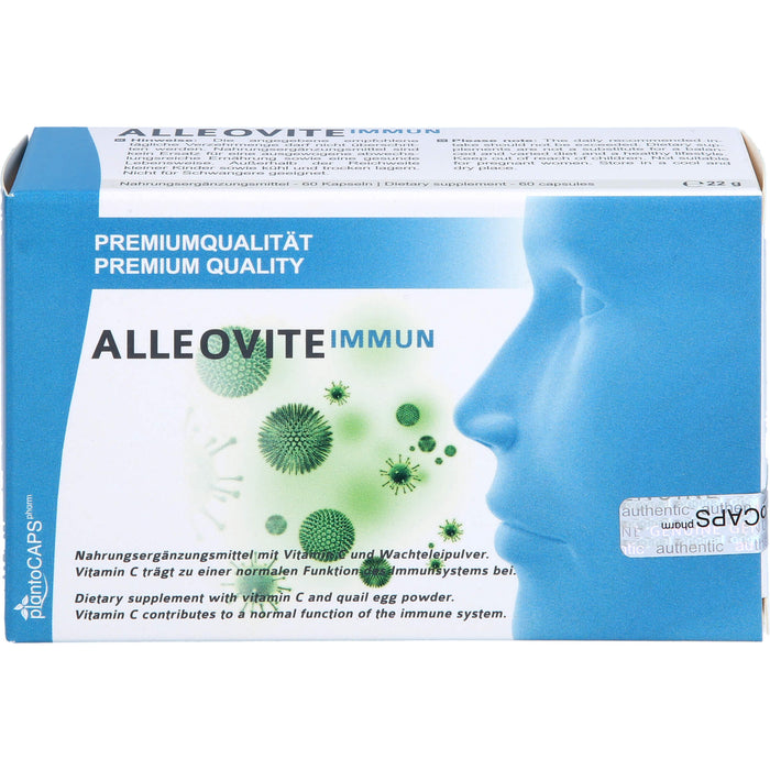 plantoCAPS ALLEOVITE immun Kapseln, 60 pcs. Capsules