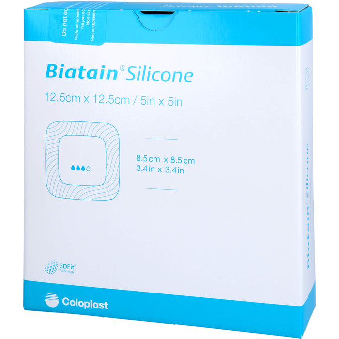 BIATAIN Silicone Schaumverband 12,5x12,5 cm, 10 St VER