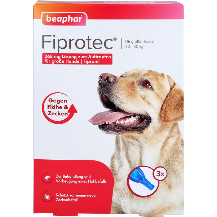 Fiprotec 268mg Gross Hunde, 3X2.68 ml TRO