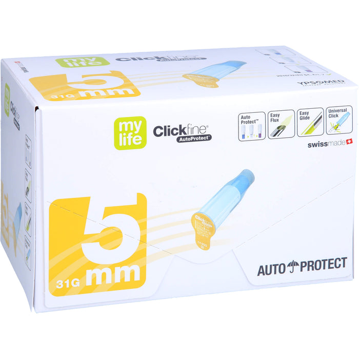 Clickfine AutoProtect 5 mm 31 G Pen-Nadeln, 100 pc Aiguilles