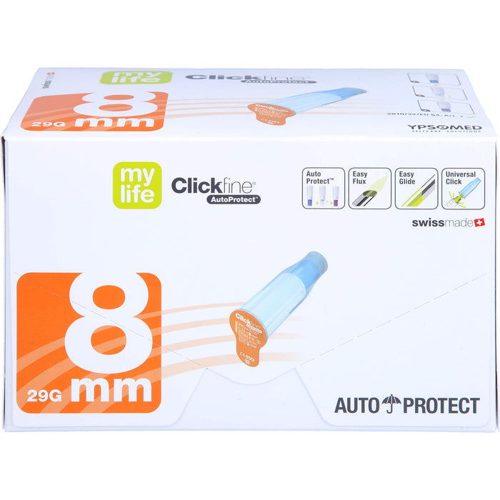 Clickfine AutoProtect 8 mm 29 G Pen-Nadeln, 100 St KAN