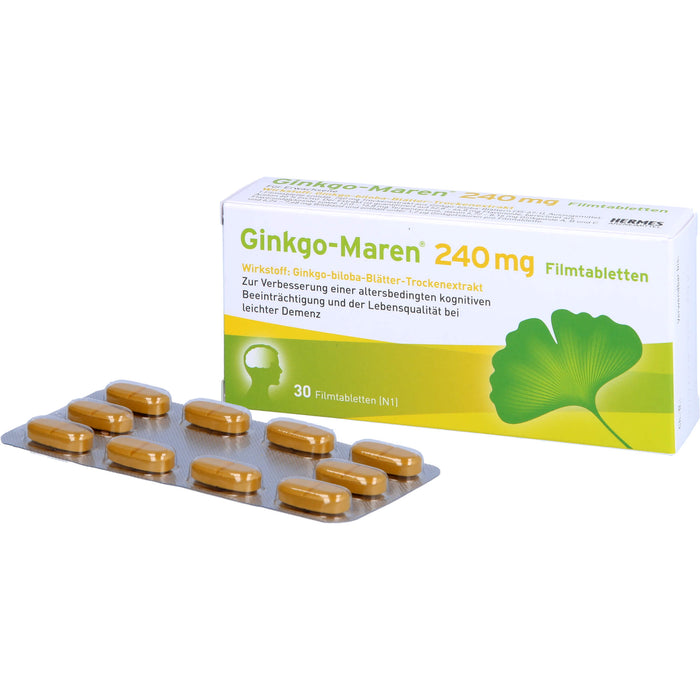 Ginkgo-Maren 240 mg Filmtabletten, 30 St FTA