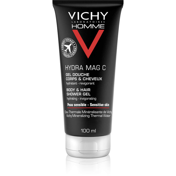 Vichy Homme Hydra Mag C Duschgel, 100 ml Gel