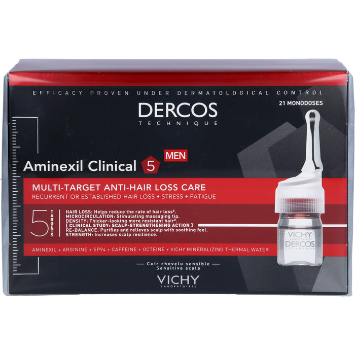 VICHY Aminexil Clinical 5 Men Ampullen, 21 pcs. Ampoules