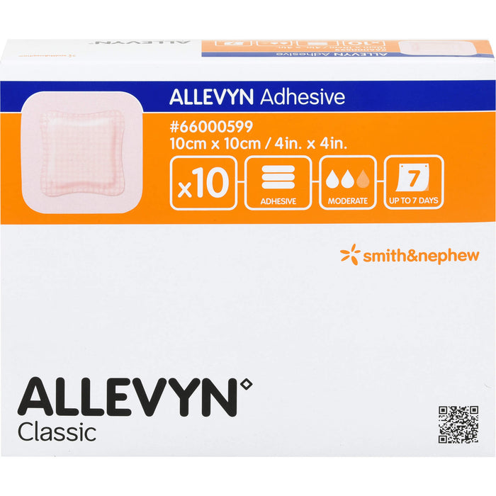 ALLEVYN Adhesive 10x10cm haftende Wundaufl., 10 St VER