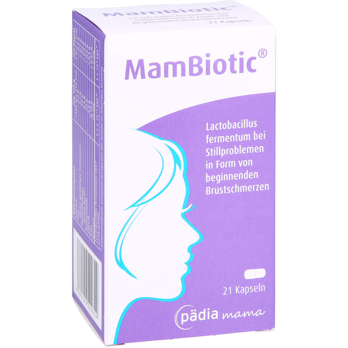 MamBiotic für Stillende mit Brustschmerzen Kapseln, 21 pc Capsules