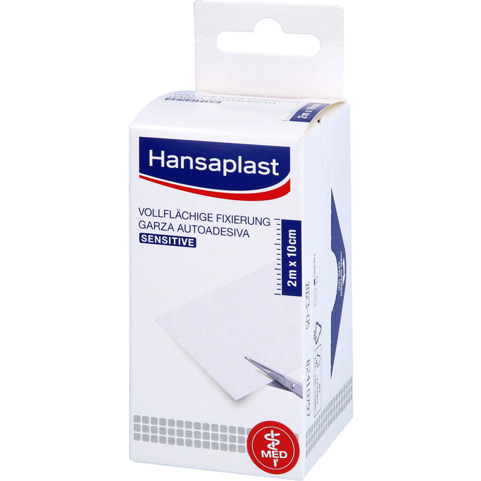 Hansaplast Vollflächige Fixierung sensitive 2m x 10cm, 1 pc Pansement