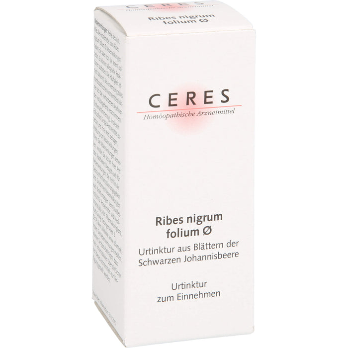 CERES Ribes nigrum folium Urtinktur, 20 ml Lösung