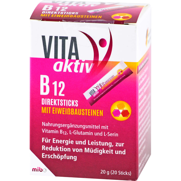 Vita aktiv B 12 Direktsticks, 20 pcs. Sachets