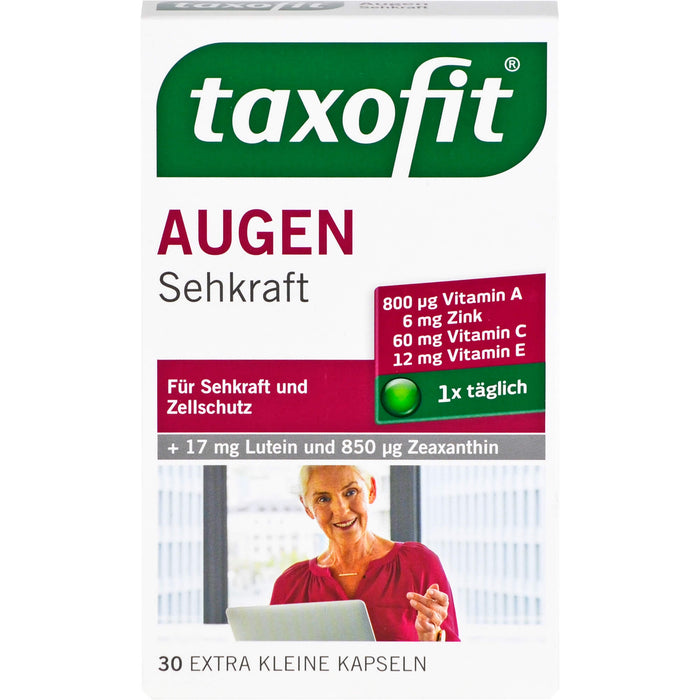 taxofit Augen Sehkraft Kapseln, 30 St KAP