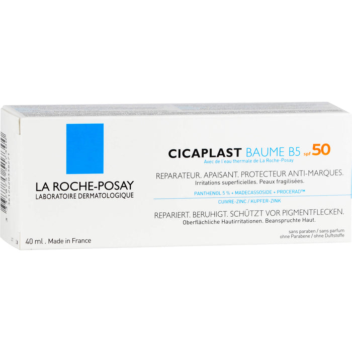 LA ROCHE-POSAY Cicaplast Baume B5 LSF 50 Haut-Balsam, 40 ml Crème