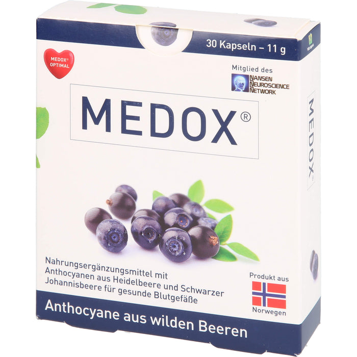 MEDOX - Anthocyane aus wilden Beeren, 30 St KAP