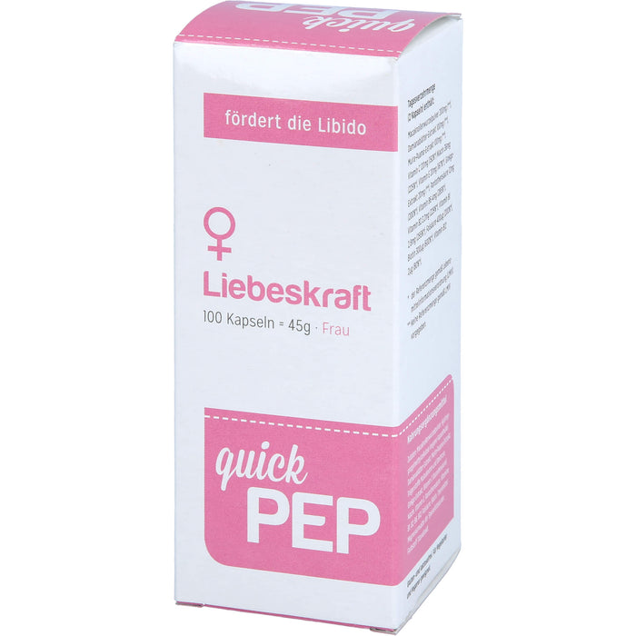 quickPEP Liebeskraft Frau, 100 St KAP