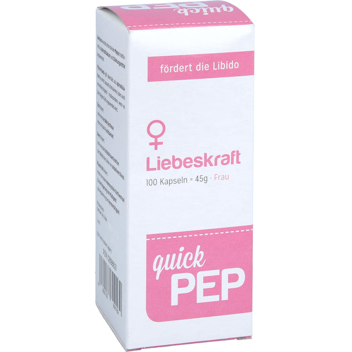 quickPEP Liebeskraft Frau, 100 St KAP