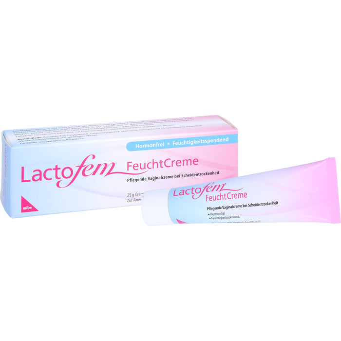 Lactofem Feuchtcreme pflegende Vaginalcreme bei Scheidentrockenheit, 25 g Crème