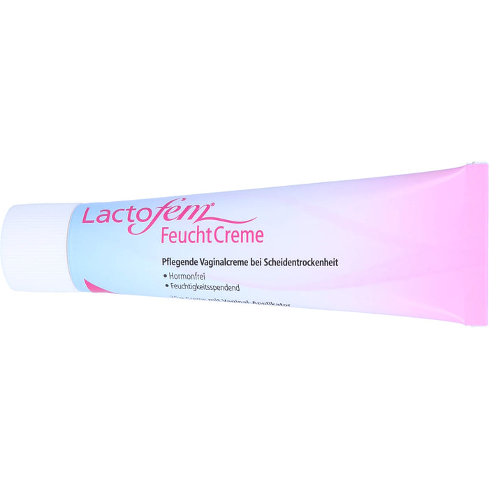 Lactofem Feuchtcreme pflegende Vaginalcreme bei Scheidentrockenheit, 25 g Crème