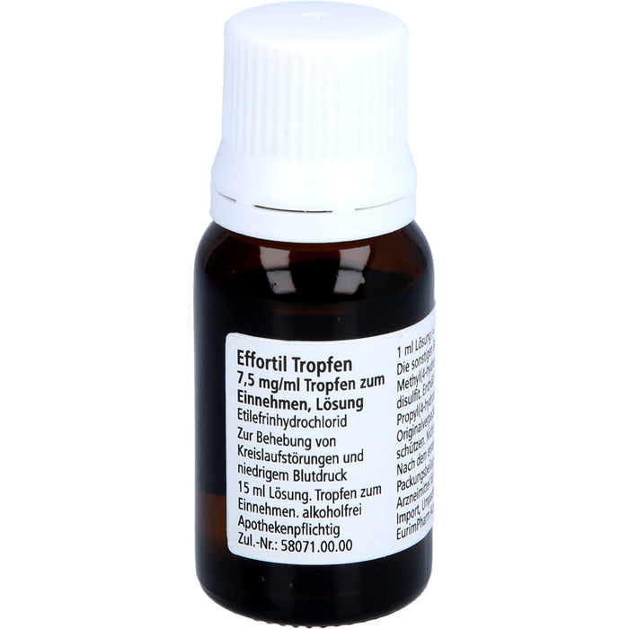 Effortil Tropfen Reimport EurimPharm, 30 ml Solution