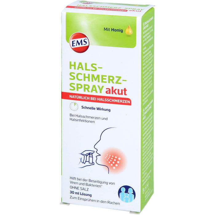 EMSER Halsschmerz-Spray akut, 30 ml Solution