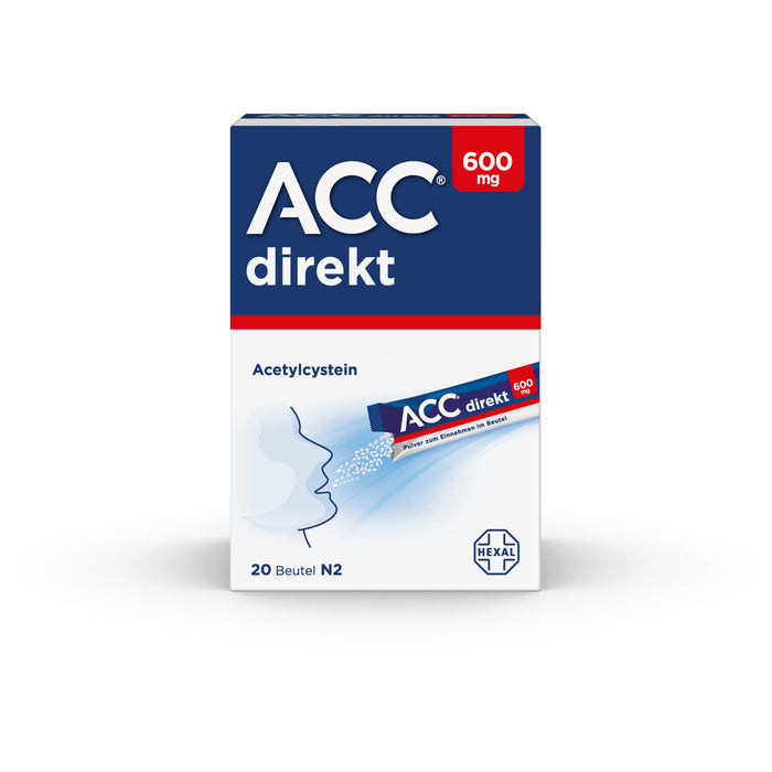 ACC direkt 600 mg Pulver, 20 pcs. Sachets