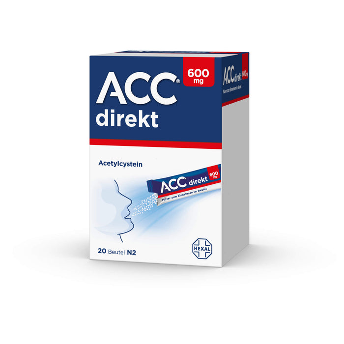 ACC direkt 600 mg Pulver, 20 pc Sachets