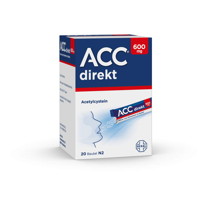 ACC direkt 600 mg Pulver, 20 pc Sachets