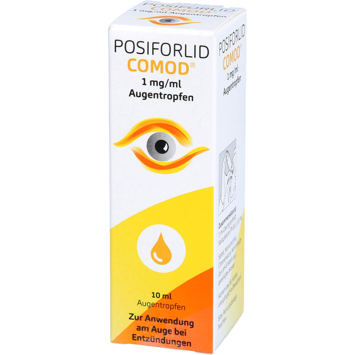 POSIFORLID COMOD Augentropfen bei Entzündungen am Auge, 10 ml Solution