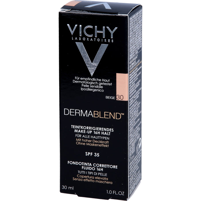 VICHY Dermablend korrigierendes Fluid Make-Up 30 Beige, 30 ml Crème