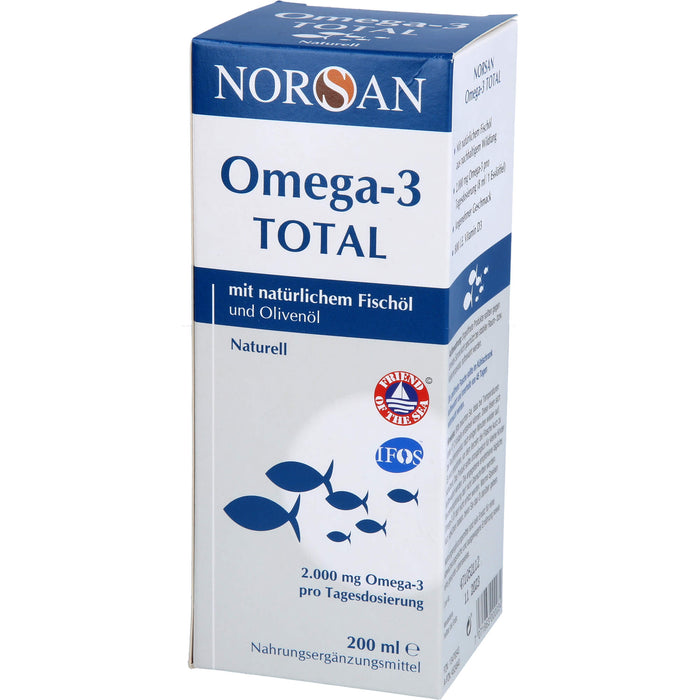 NORSAN Omega-3 Total Naturell Lösung, 200 ml Lösung