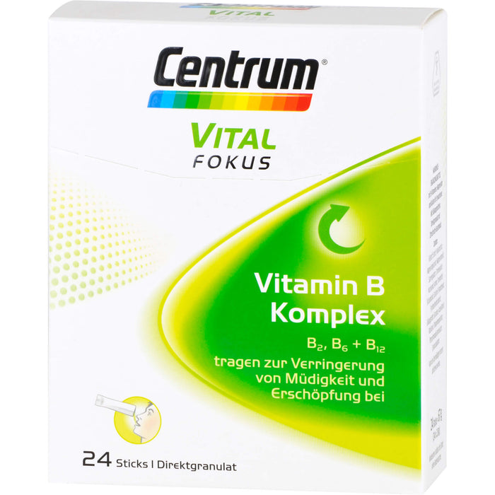 Centrum Vital Fokus Vitamin B Komplex Direktgranulat Sticks, 24 pcs. Sachets